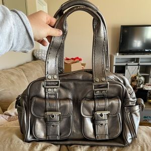 Pewter Michael Kors Shoulder Bag